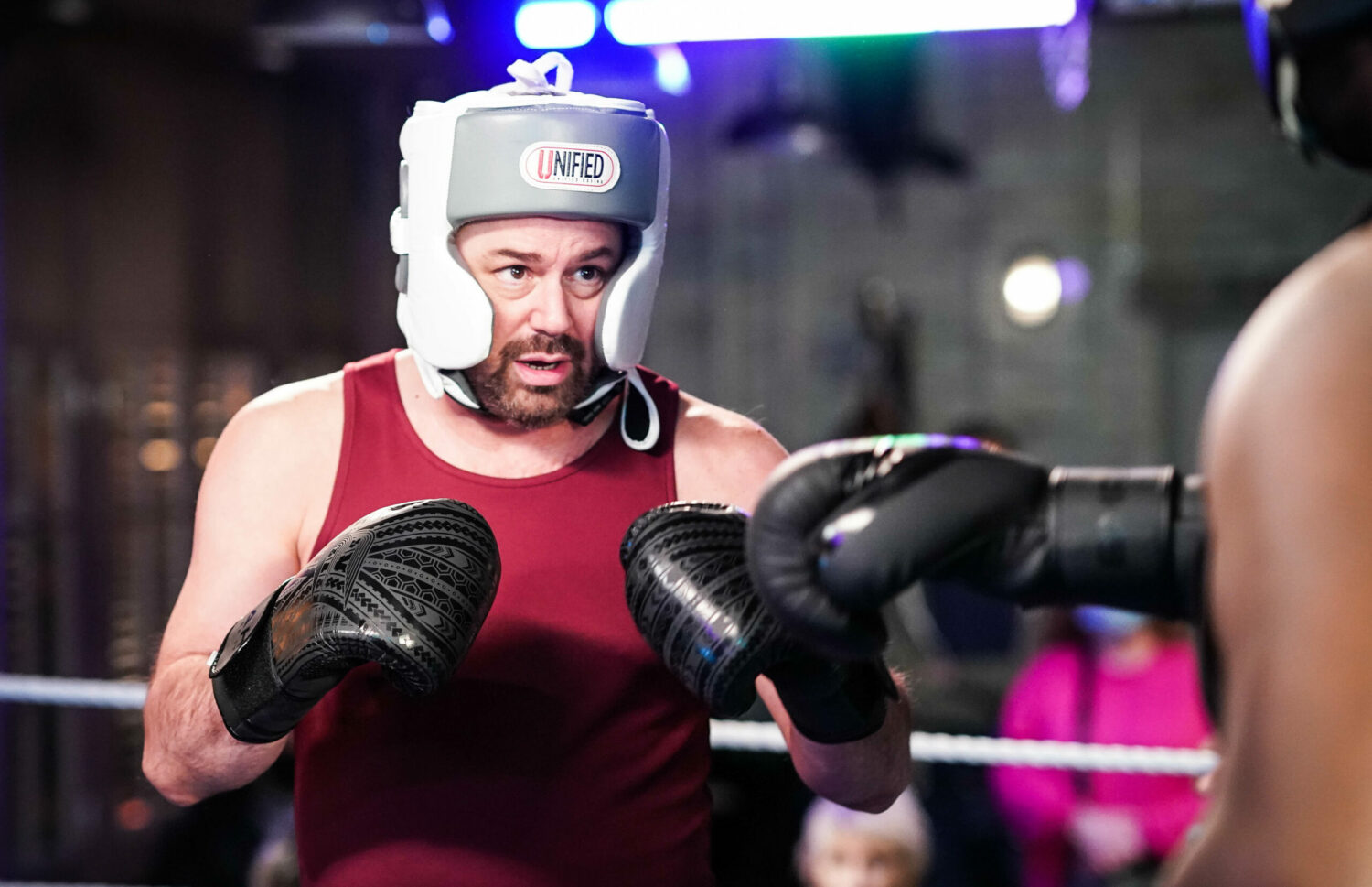 EastEnders Mick at the boxing match