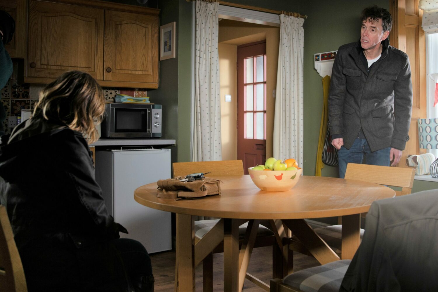 Emmerdale Rhona comes clean to Marlon about Marcus