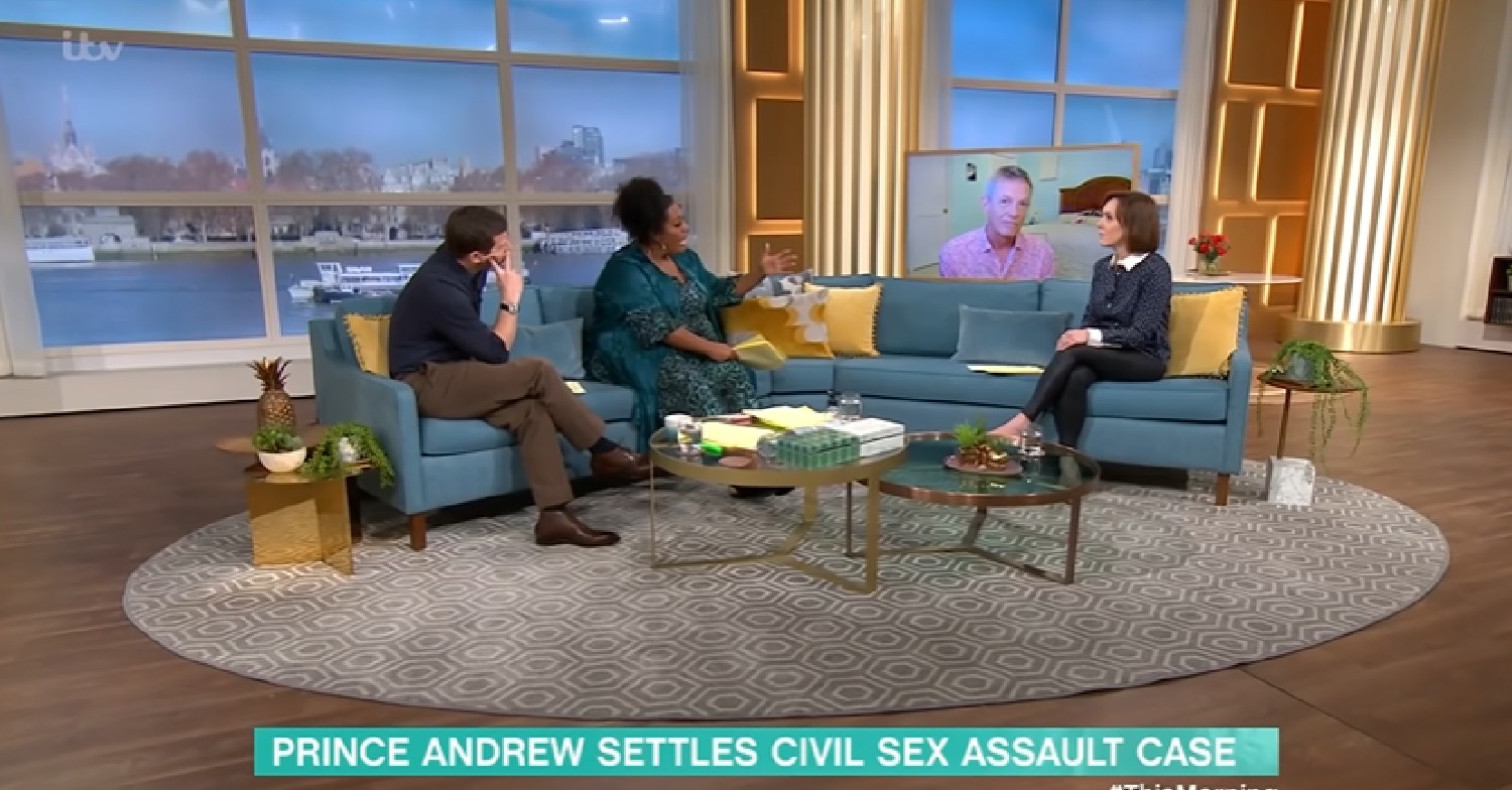 This Morning stars discuss Andrew today