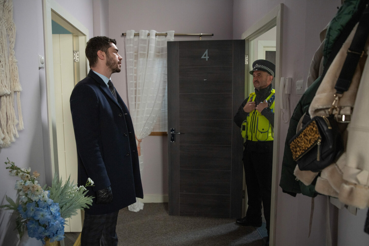 Coronation Street Lydia puts on an act as she reports Adam for stalking