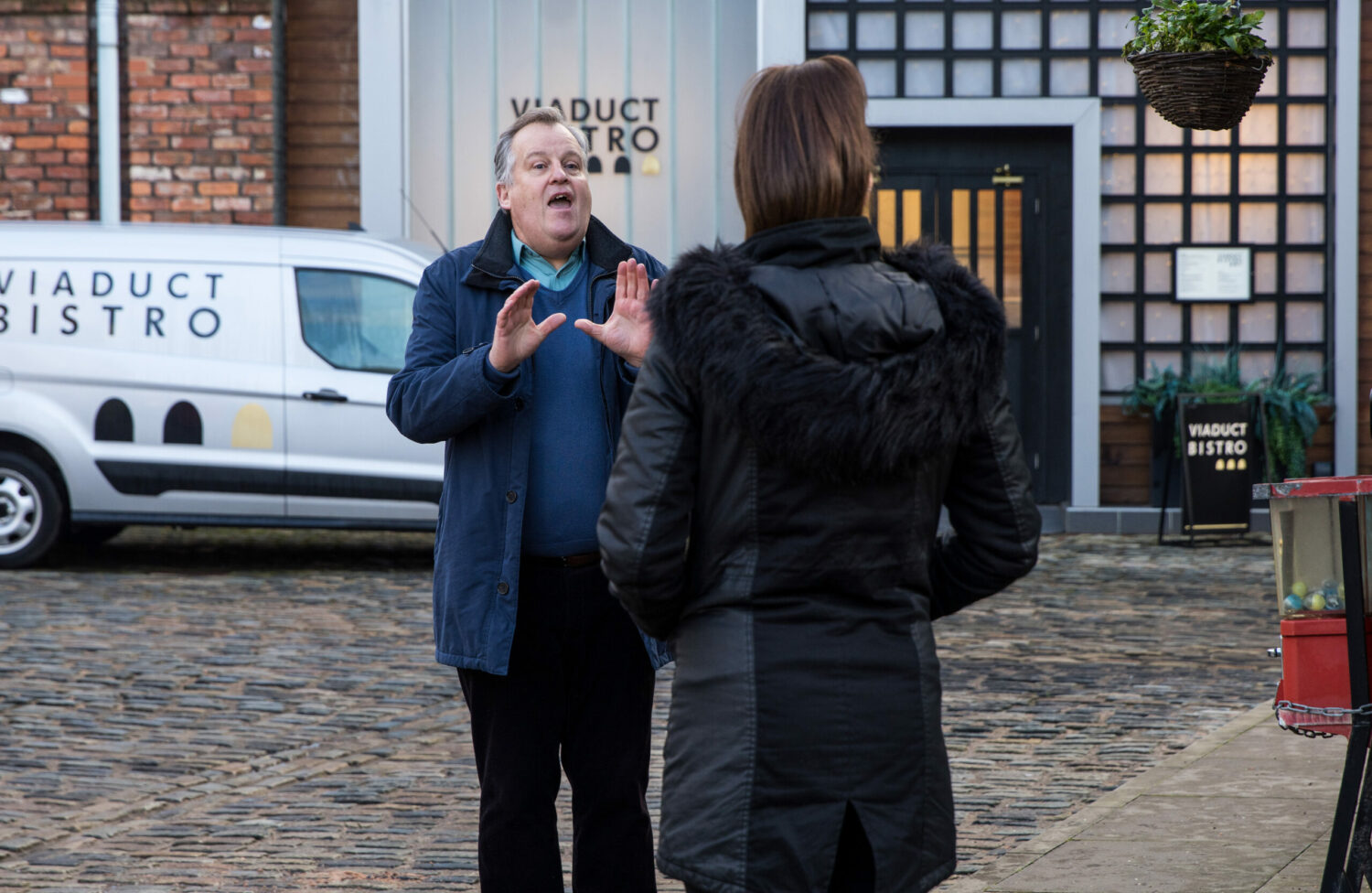 Coronation Street Brian tells Shona he might buy a shop in Cornwall