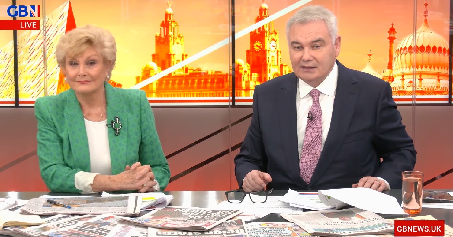 Eamonn Holmes supported by wife Ruth as he hosts GB News with Angela Rippon