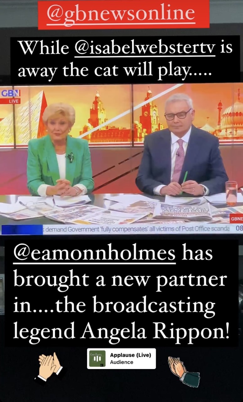 Eamonn Holmes supported by wife Ruth langsford
