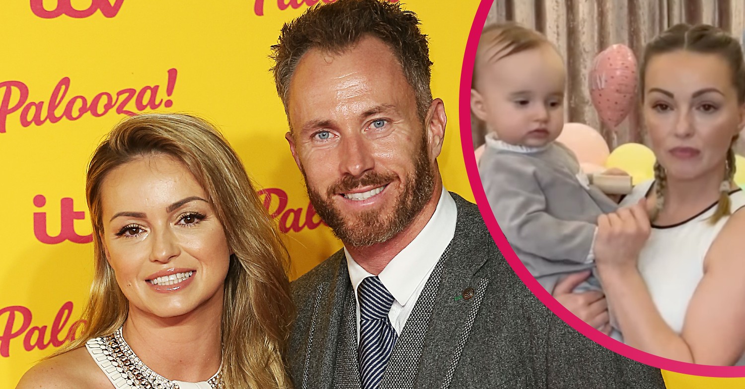 James Jordan with daughter Ella and wife Ola
