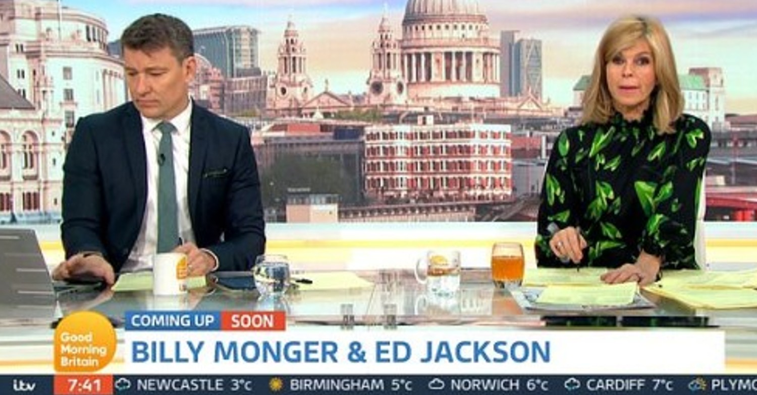 Kate Garraway and Ben Shephard on GMB today