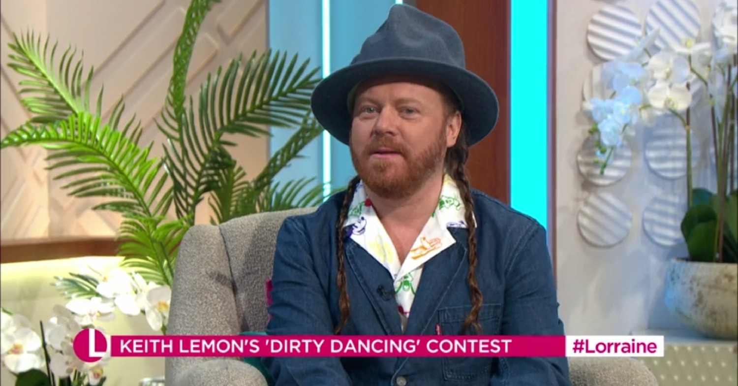 keith lemon on lorraine today