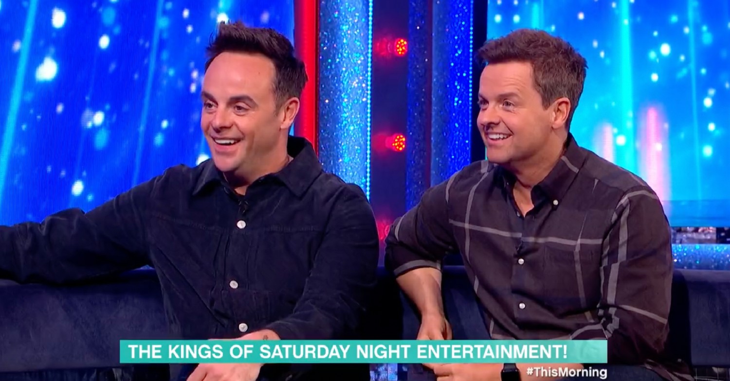 ant and dec donnelly on this morning today