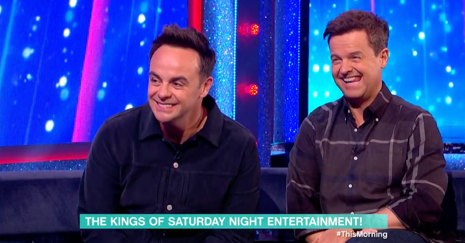 ant and dec donnelly on this morning today