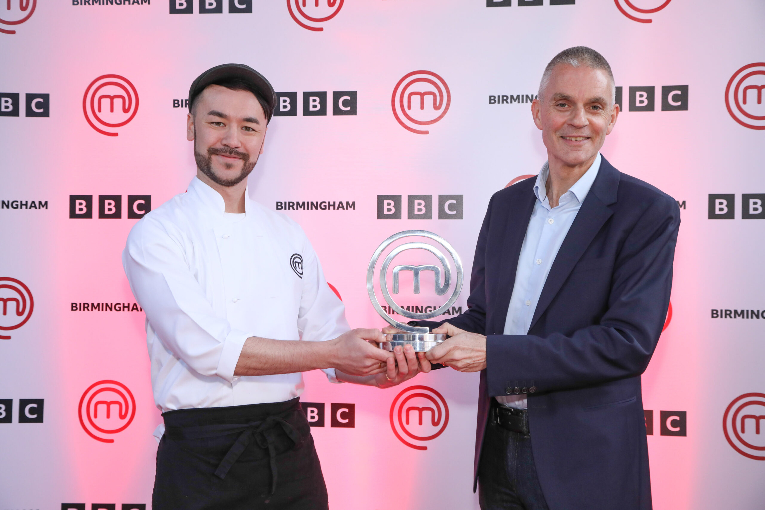 MasterChef: The Professionals champ Dan Lee with BBC Director General Tim Davie