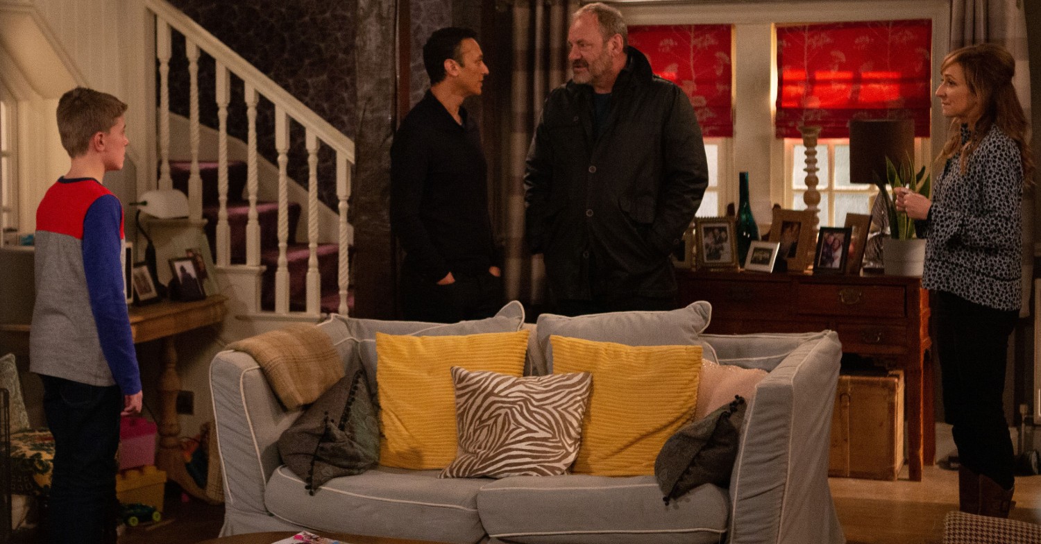 Laurel is in desperate need of a new sofa if nothing else (Credit: ITV)