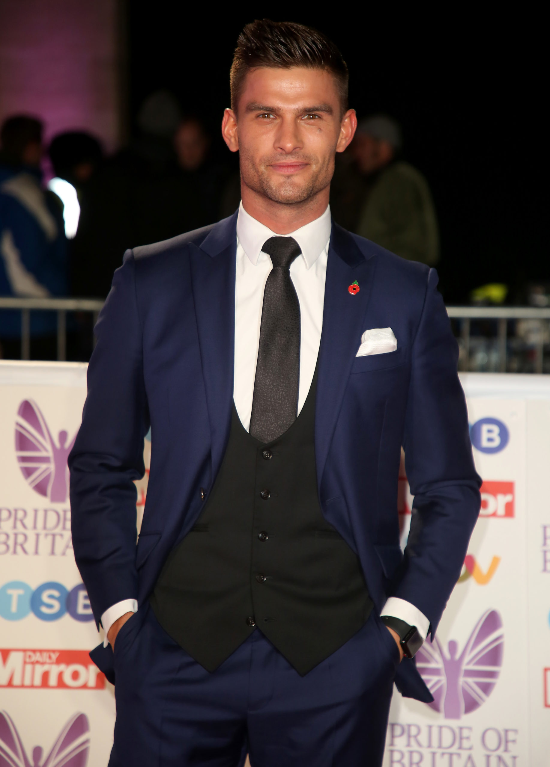aljaz skorjanec on the red carpet