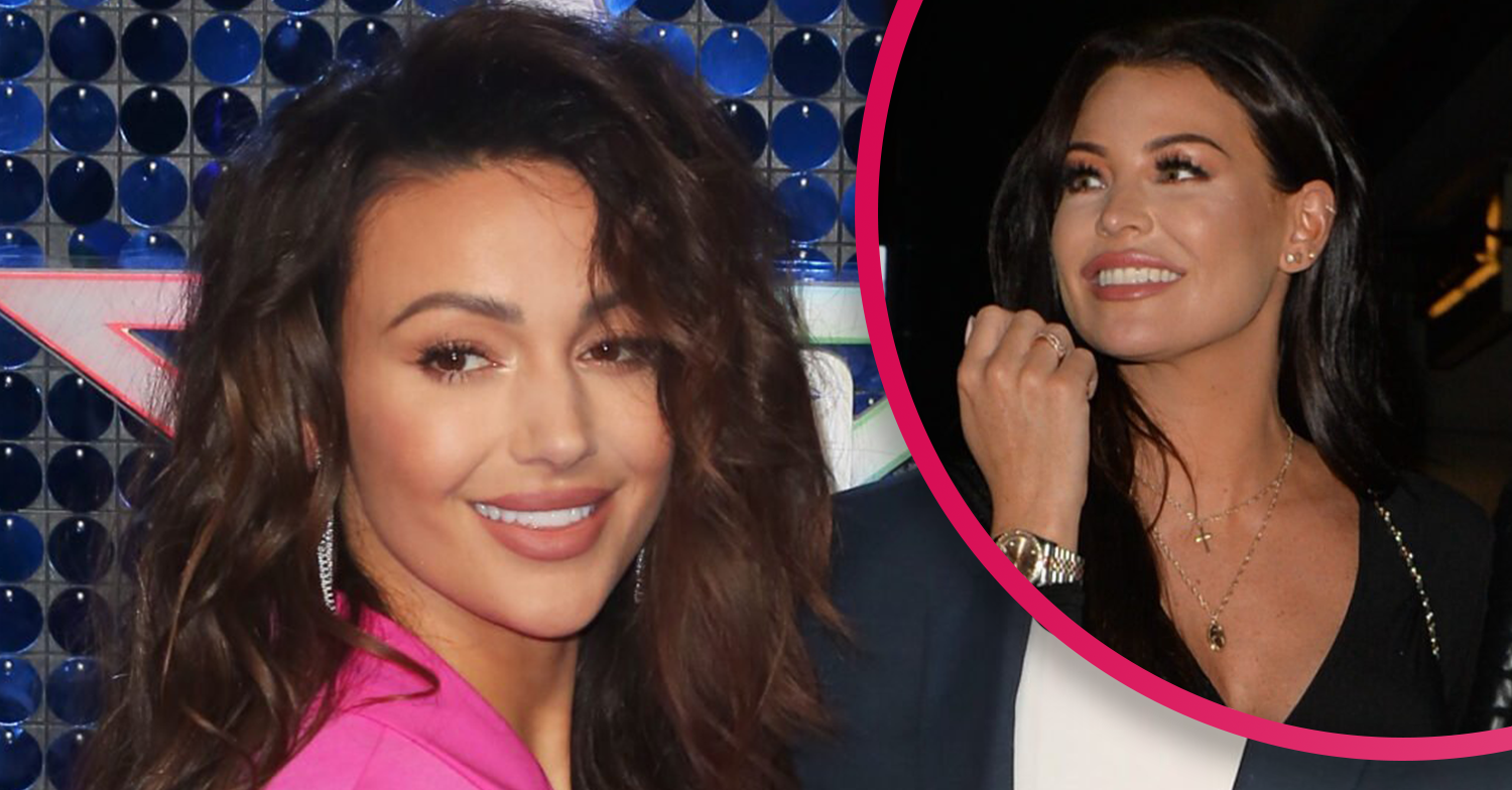 Michelle keegan and jess wright on a night out