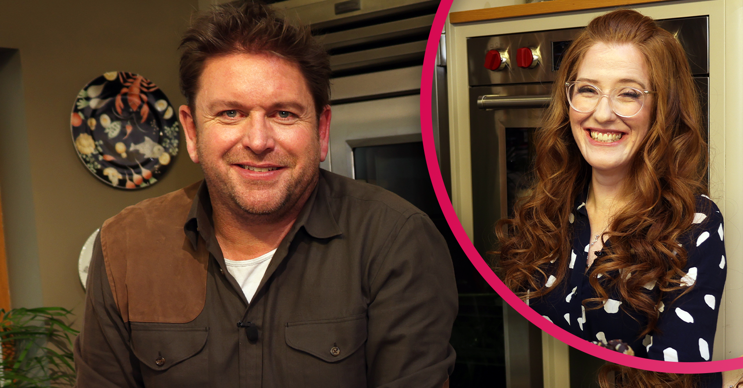 James Martin on Saturday Morning show with guest Jane