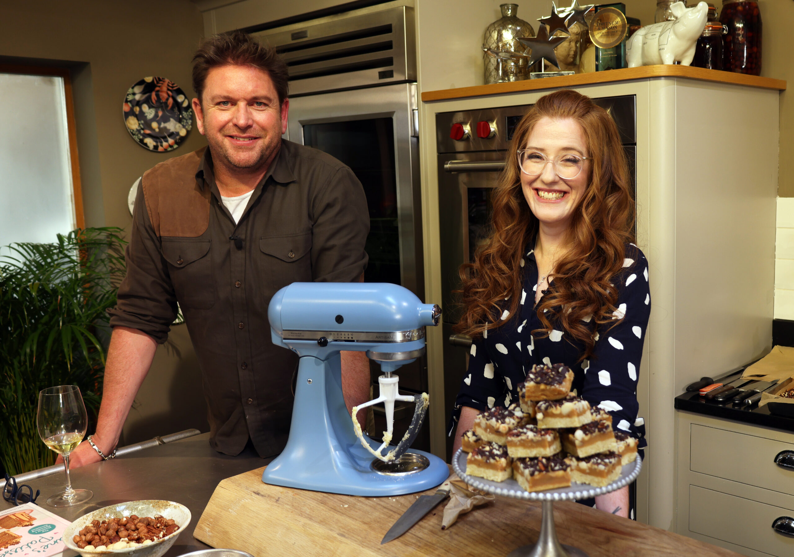 James Martin on Saturday Morning show with guest Jane
