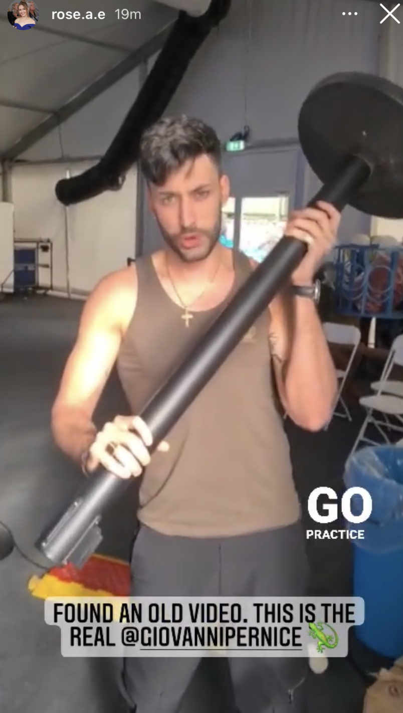 strictly come dancing stars rose Ayling Ellis and giovanni