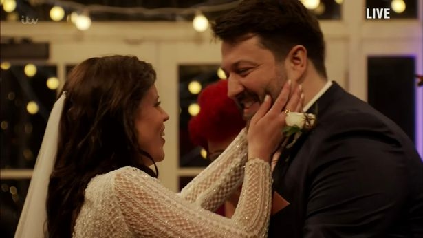 Saturday Night Takeaway fans were touched by the on-screen wedding. (Credit: ITV)