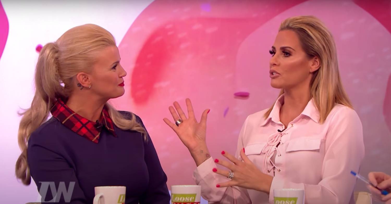 Kerry Katona and Katie Price on Loose Women