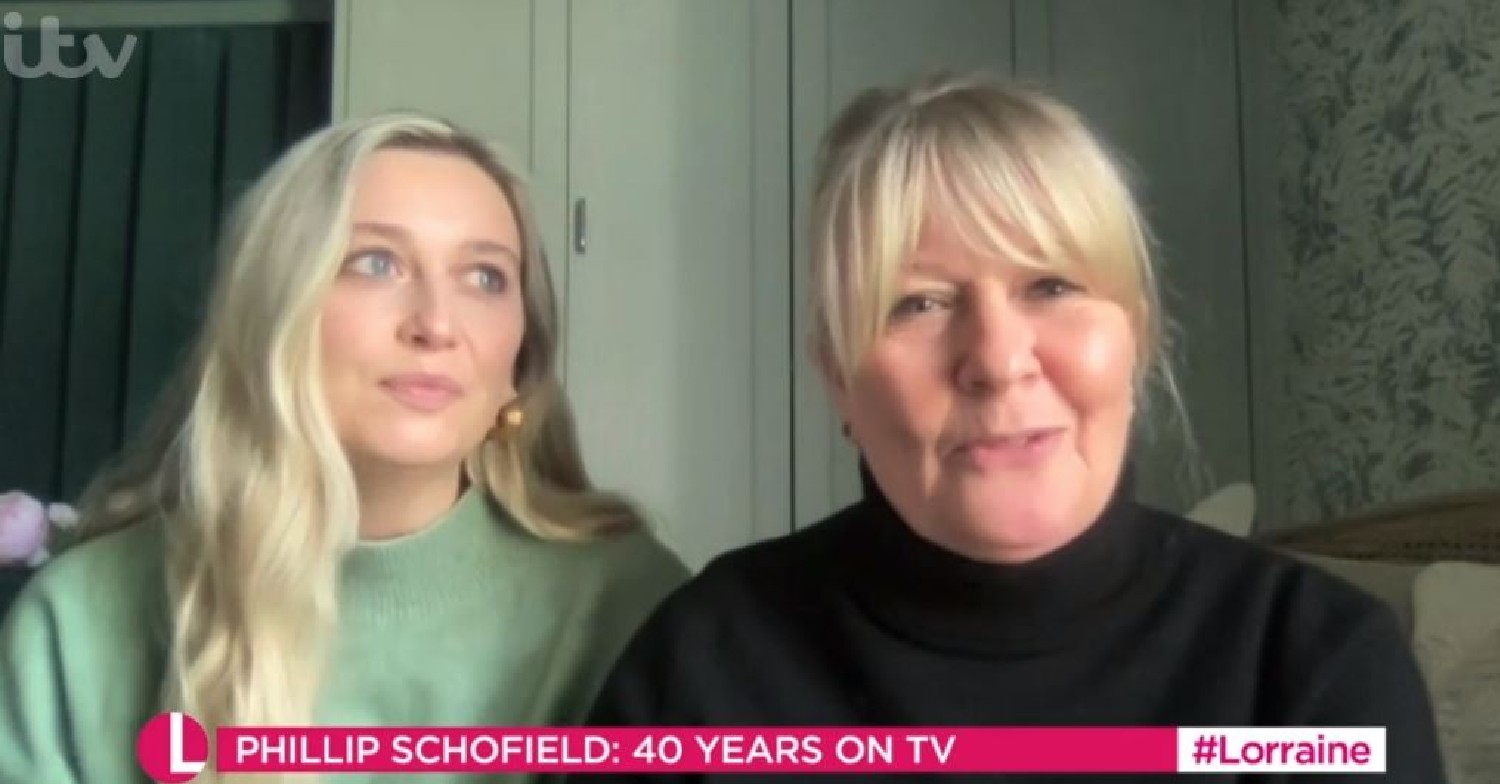 Phillip Schofield wife on Lorraine