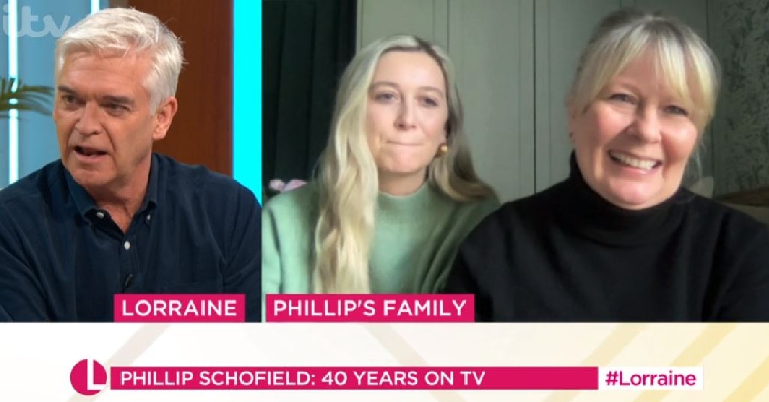 Phillip Schofield wife on Lorraine