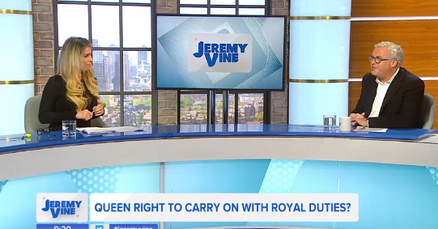 A guest discusses Queen having Covid on jeremy Vine