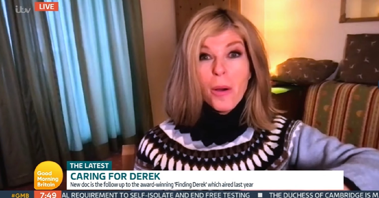 Kate Garraway speaks about husband Derek on GMB
