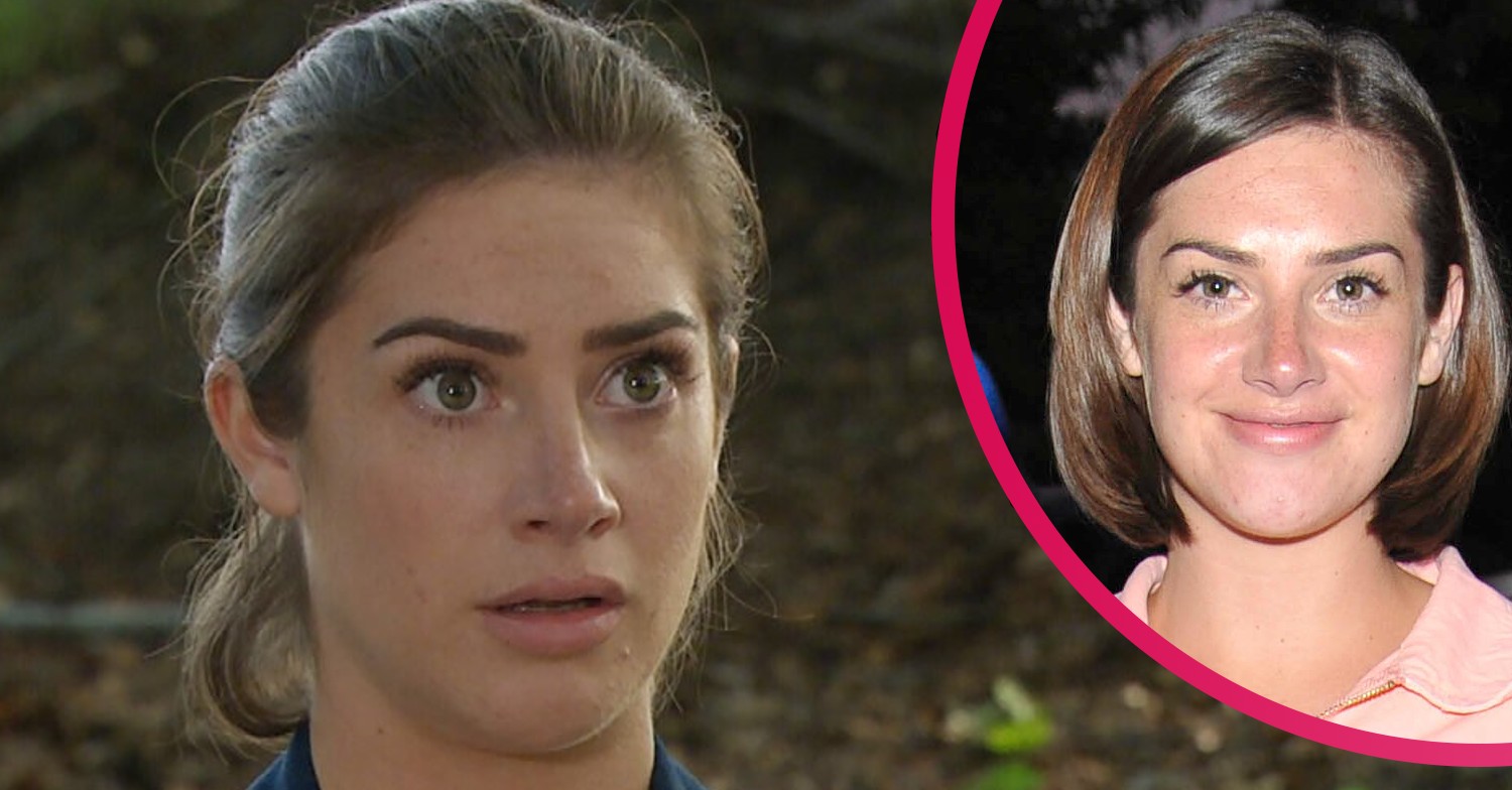 Victoria Sugden looks surprised while Isabel Hodgins smiles