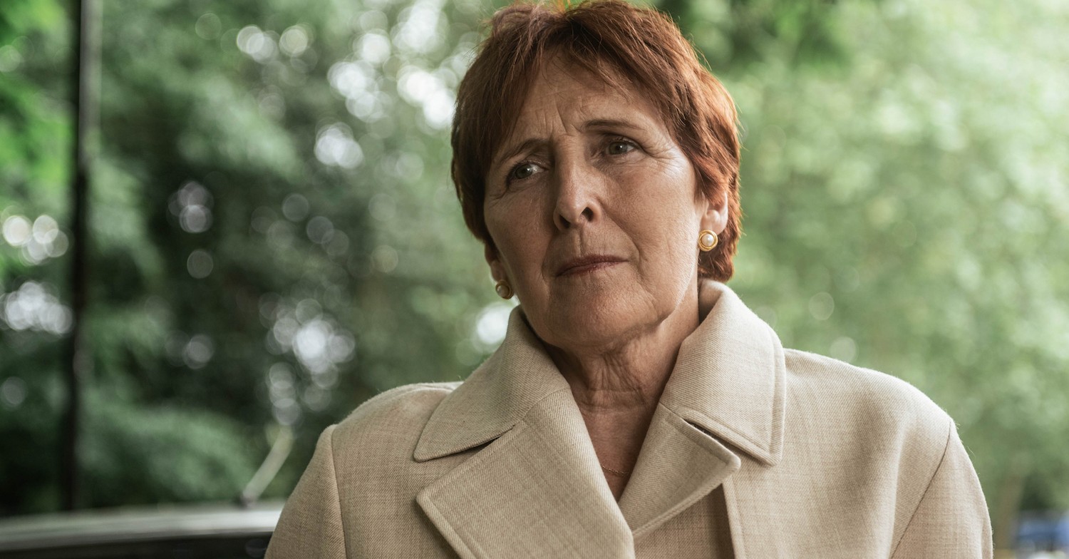 Carolyn Martens looking pensive in Killing Eve