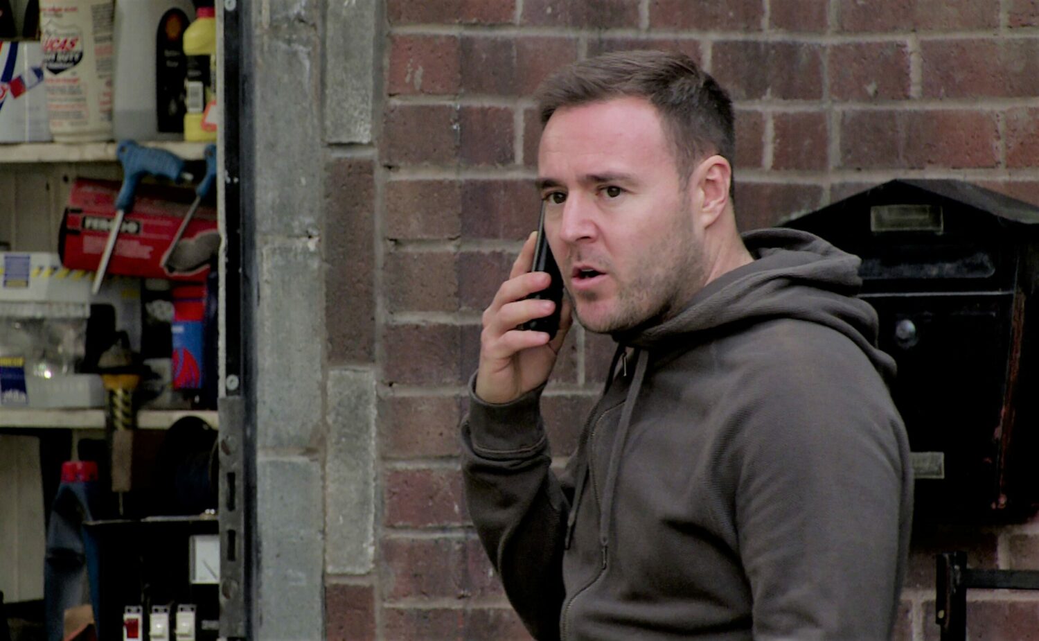 Coronation Street Tyrone is shocked to see a customer's car has been stolen and blames Abi