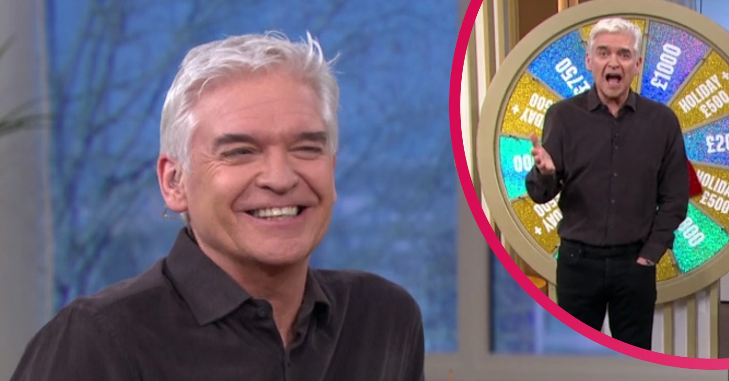phillip schofield this morning spin to win