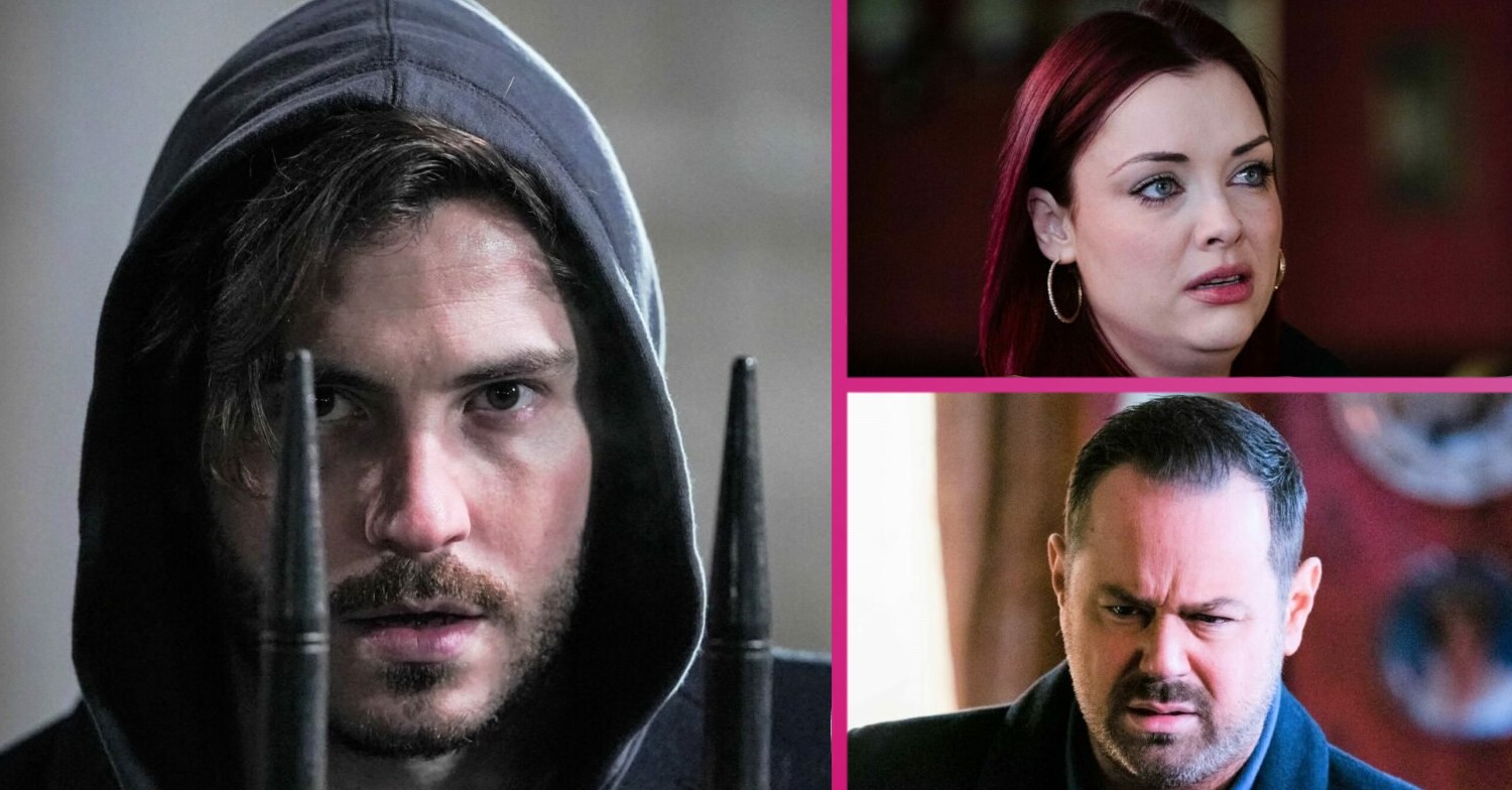 EastEnders Gray Whitney and Mick all look horrified