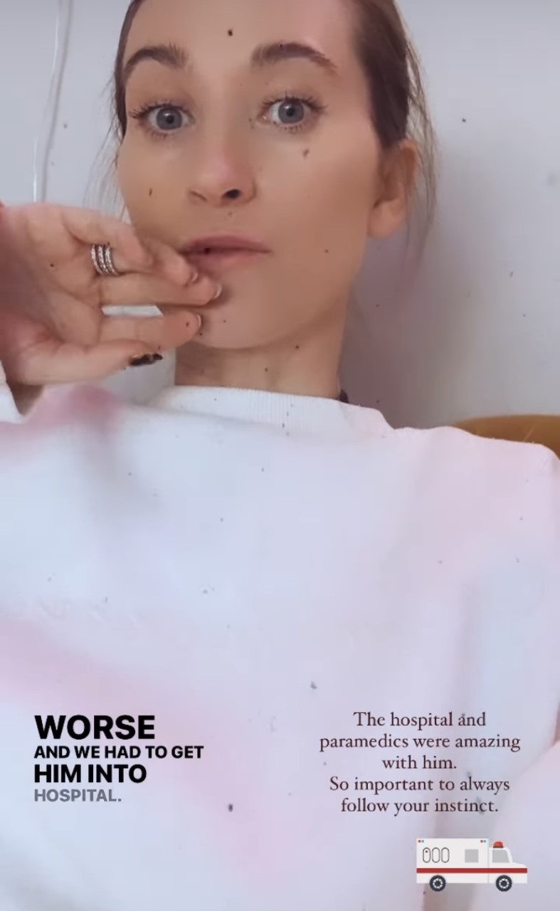 Charley Webb on Instagram Story