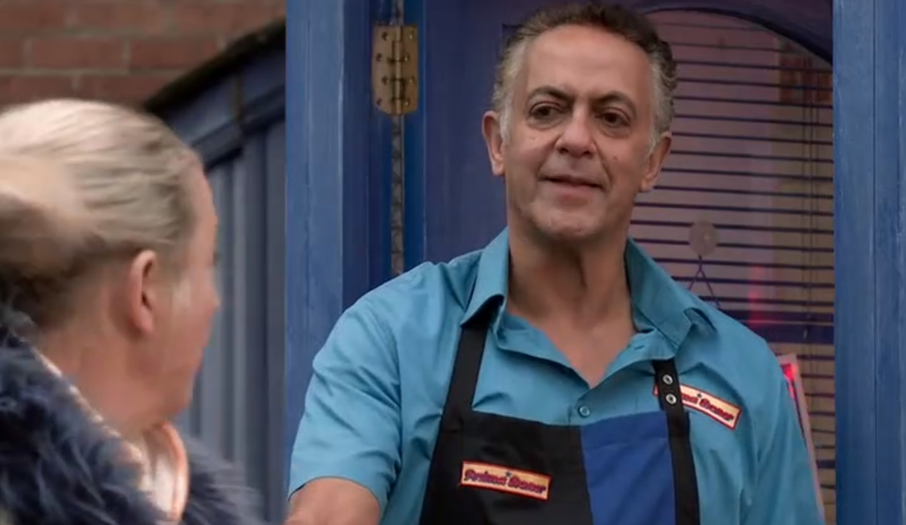 Coronation Street Dev and Bernie negotiate her return to work