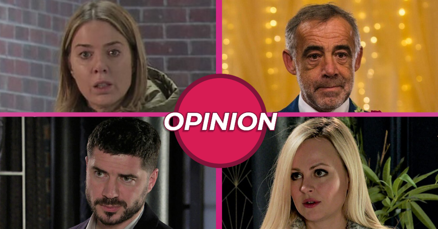 Coronation Street couples Abi and Kevin Adam and Sarah