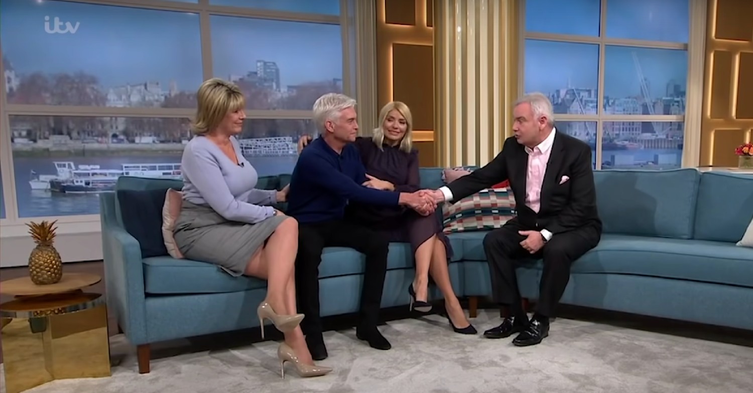eamonn holmes, ruth langsford, philip schofield, holly willoughby on this morning