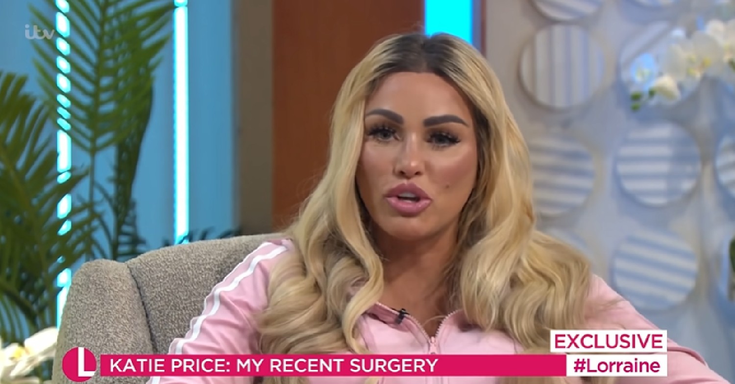 Katie Price on Lorraine today