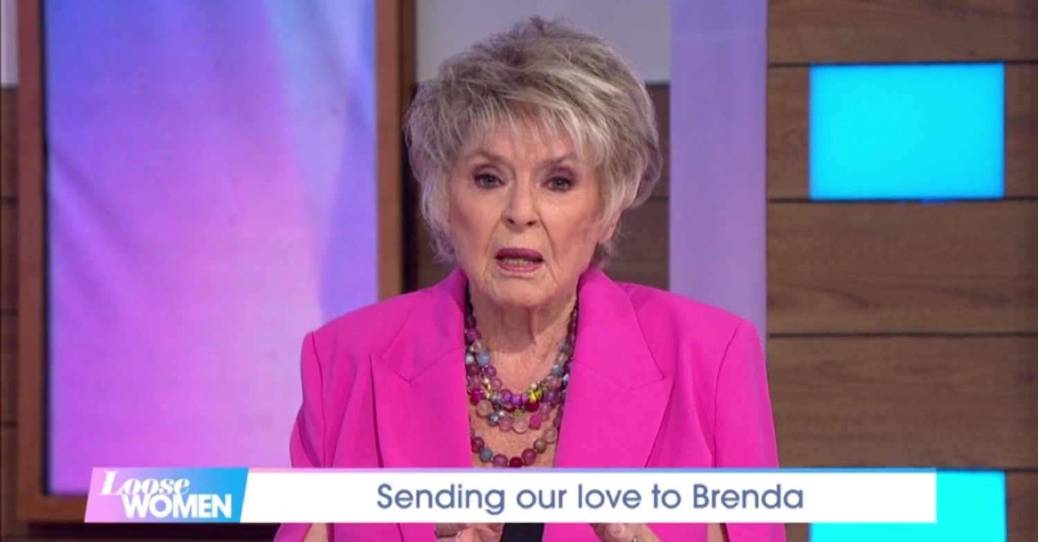 gloria hunniford supports brenda edwards on loose women