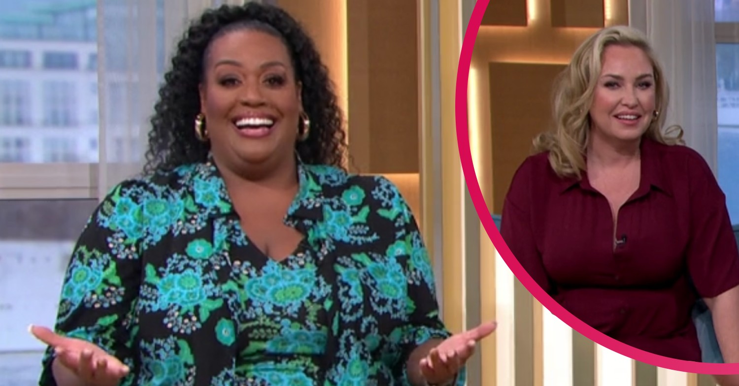 josie gibson and alison hammond laughing on this morning