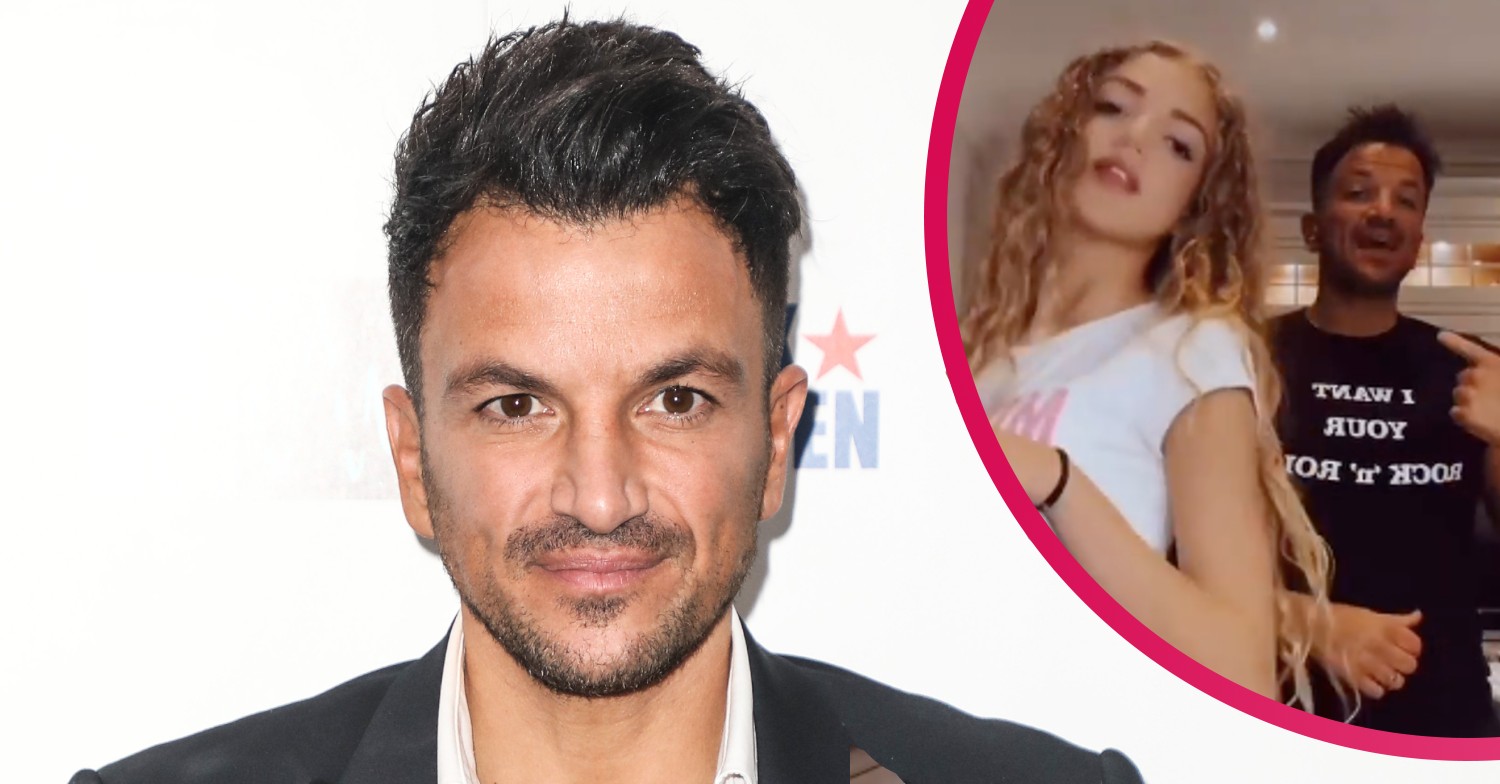 Peter Andre shares texts sent from his daughters