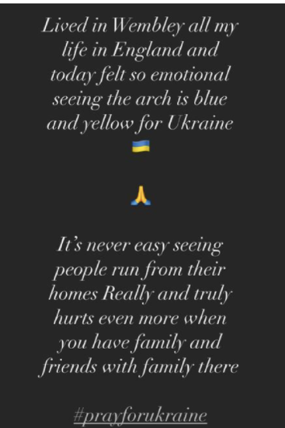 Oti Mabuse shows support to Ukraine crisis