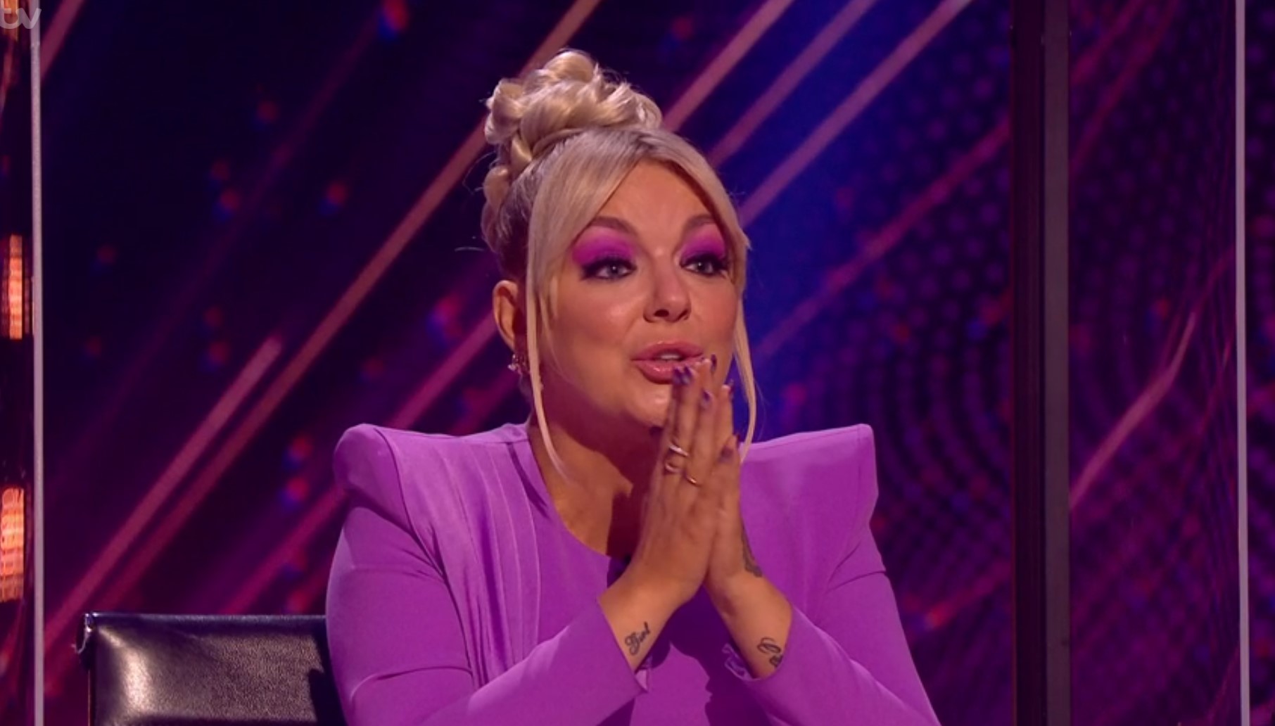 Sheridan Smith fights back tears on Starstruck