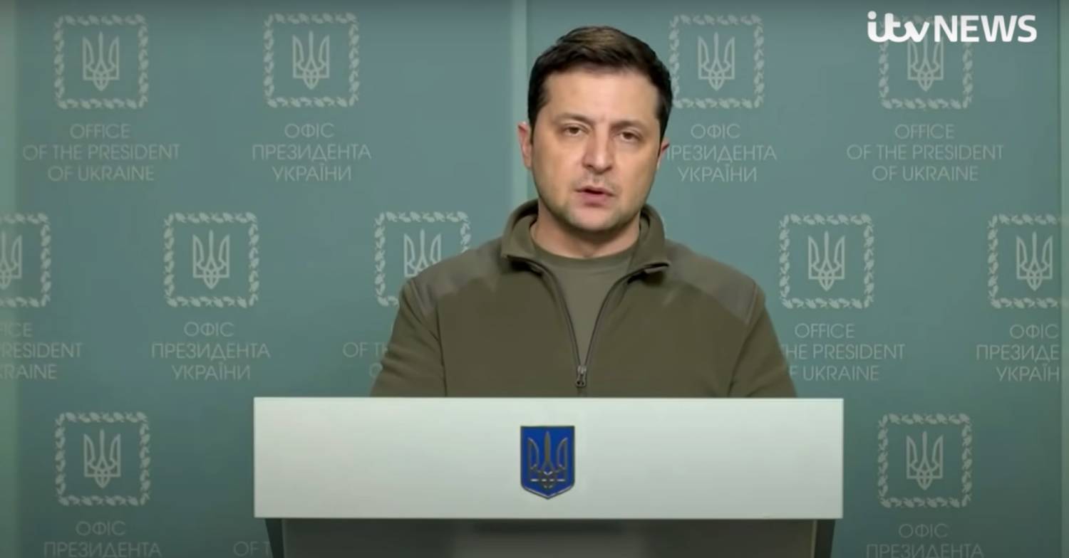 Paul O'Grady took to Instagram to express admiration for Volodymyr Zelenskyy