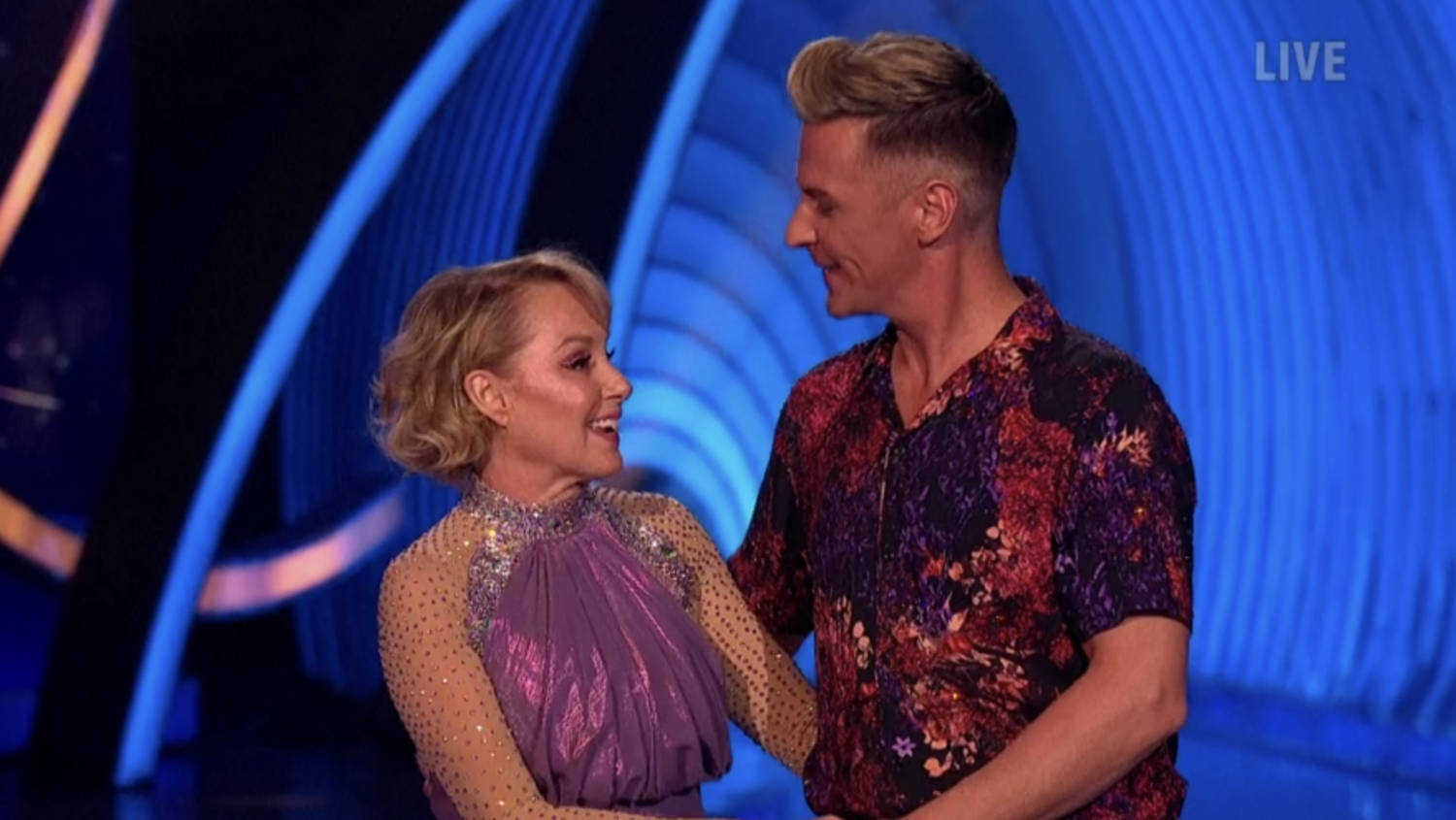 Sally dynevor and matt evers on dancing on ice 2022