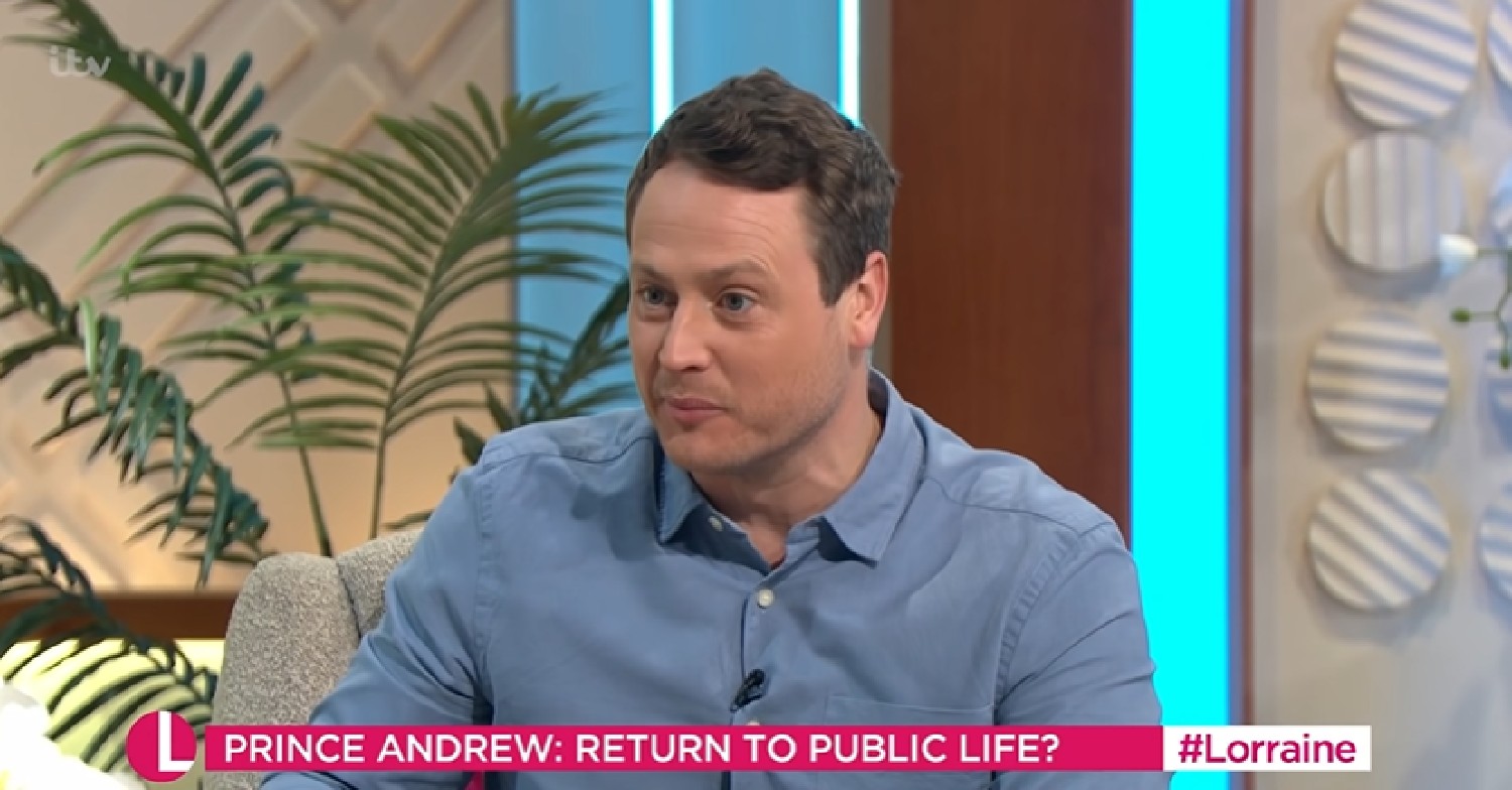 Russell Myers on Lorraine Kelly today