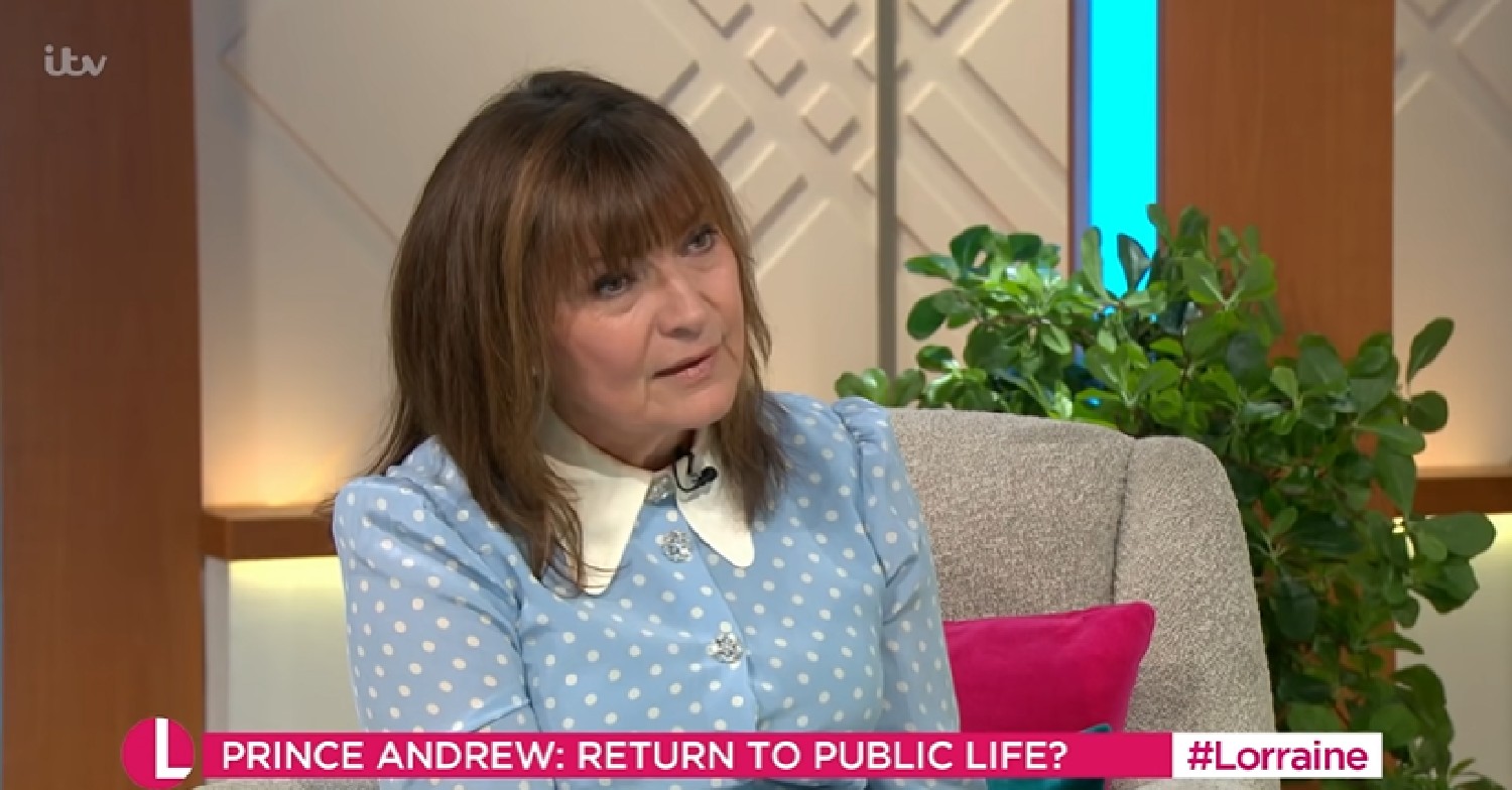 Lorraine Kelly today