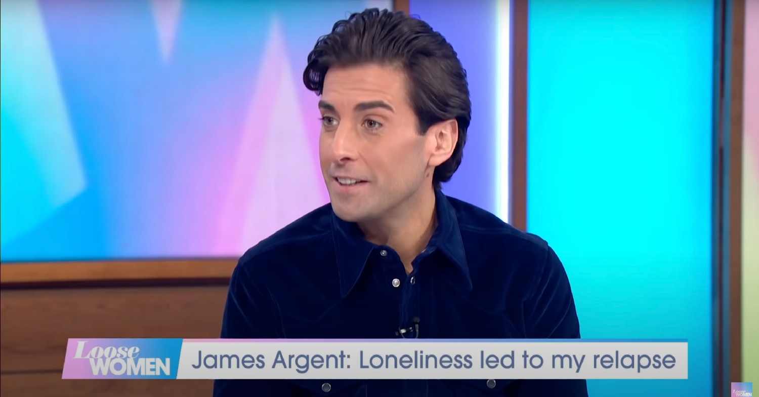 James Arg Argent on loose women today