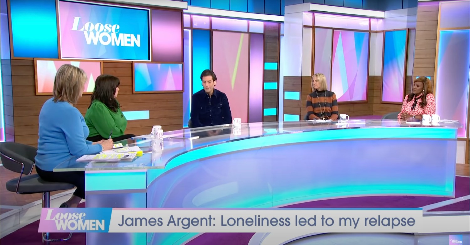 James Arg Argent on loose women today