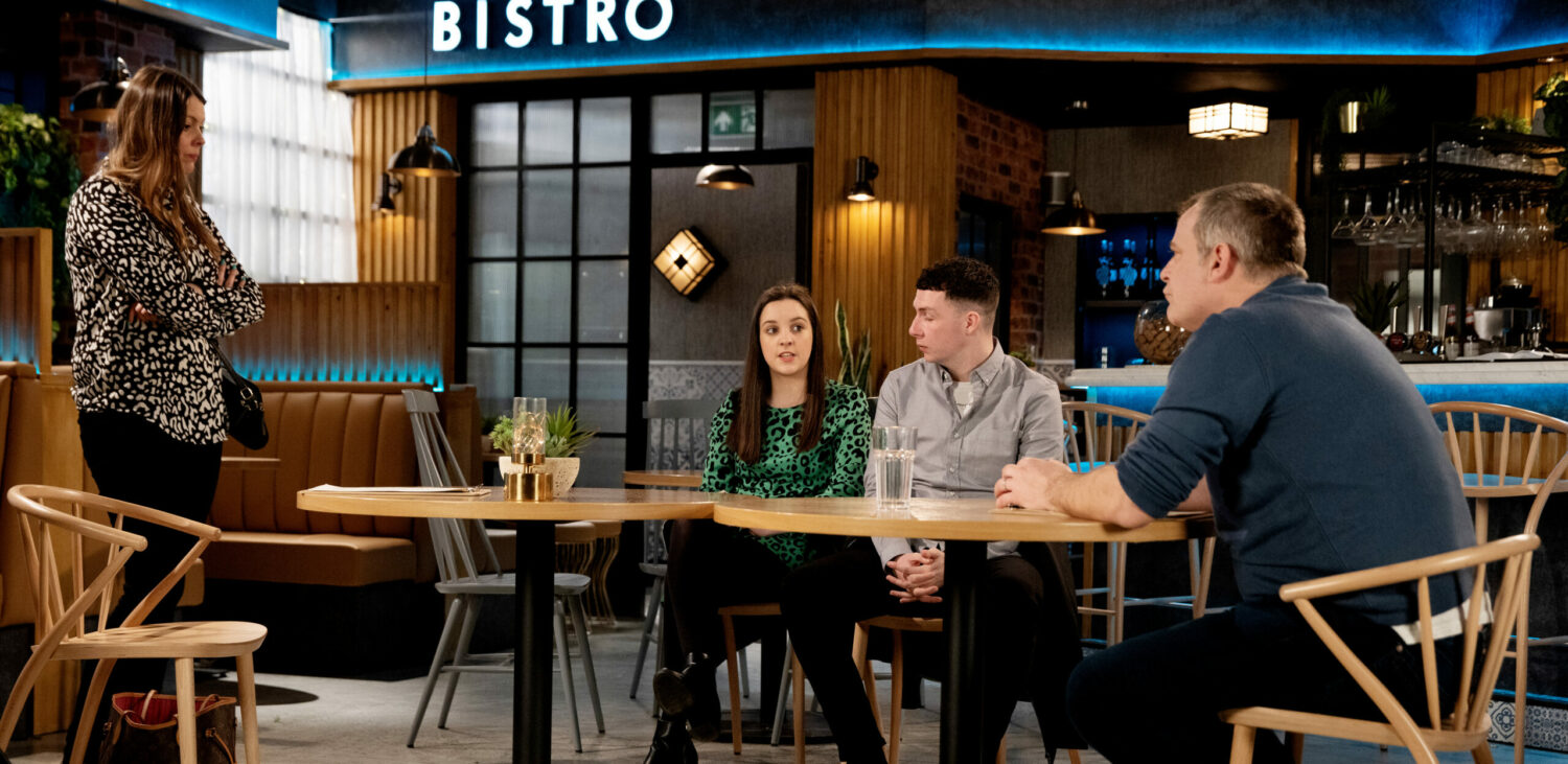 Coronation Street Amy takes Jacob to a family meal