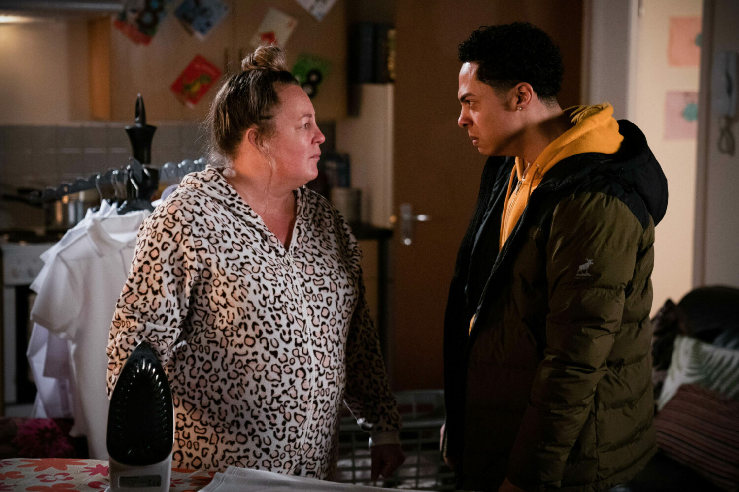 EastEnders Karen and Keegan get into a huge argument