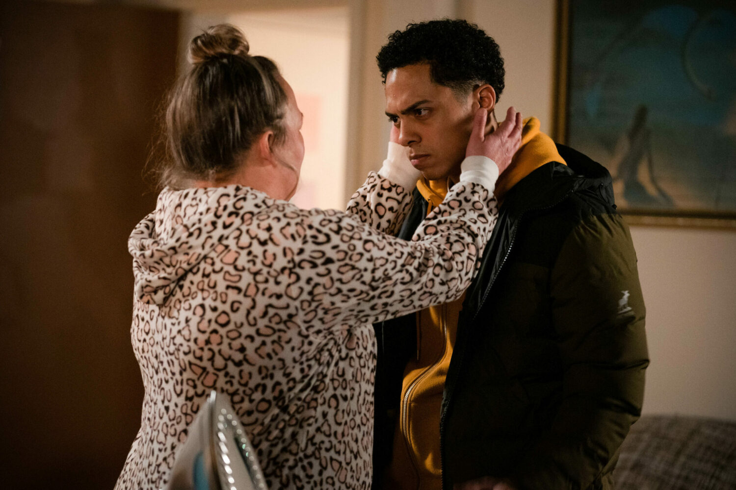 EastEnders Karen and Keegan get into a huge argument