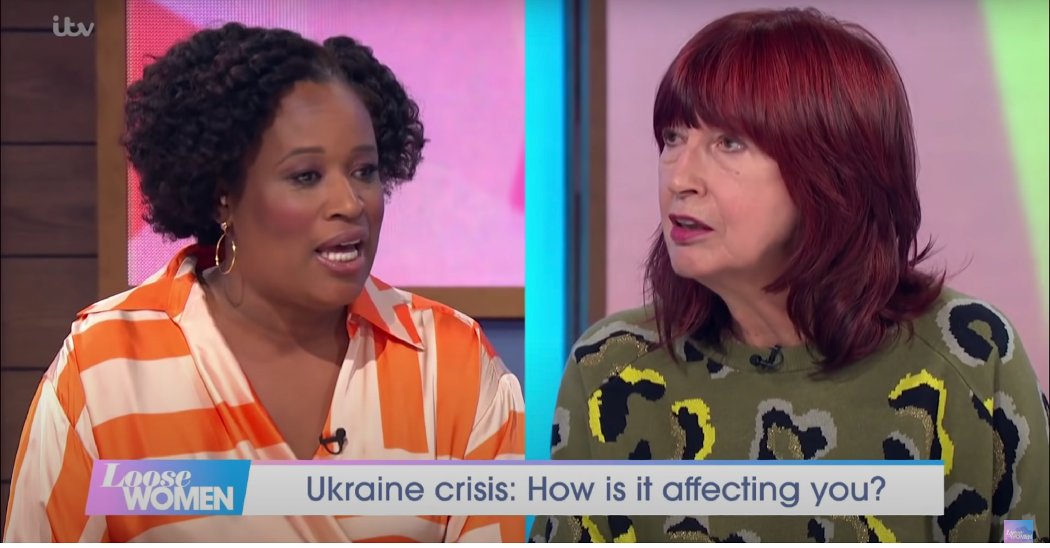 charlene white and janet stret porter loose women